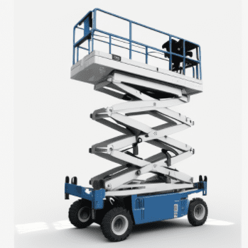 Mobile hydraulic scissor lift